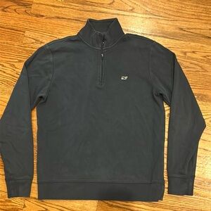 Vineyard Vines dark blue cotton 1/4 zip top (XS)